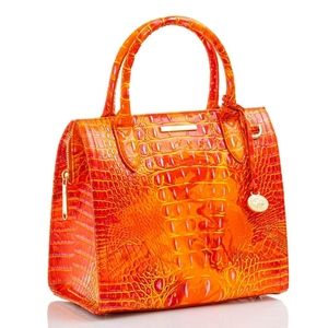 SOLD - Brahmin Caroline Spicy Orange Melbourne